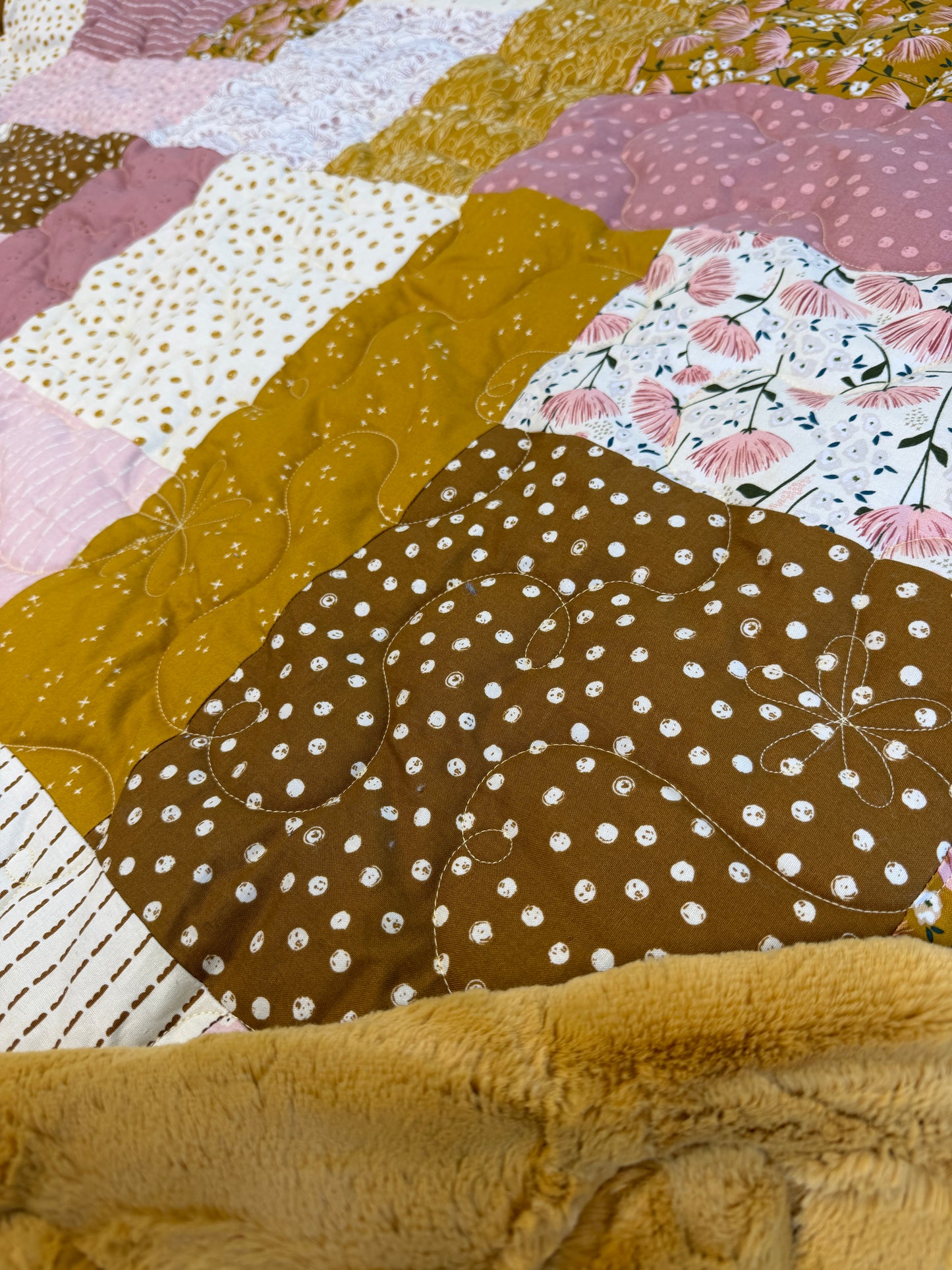 GRACE POINTS Cotton Top Quilted Throw 60x72 😍
