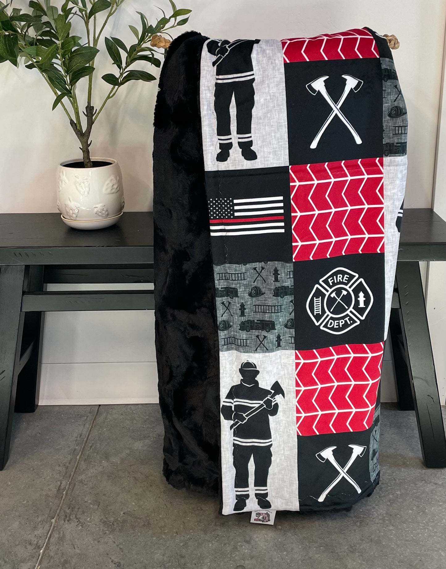 Red Firefighter Throw *RTS*