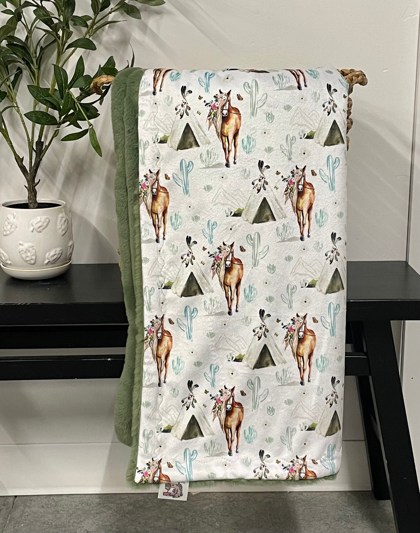 Boho Horses Snuggler *RTS*