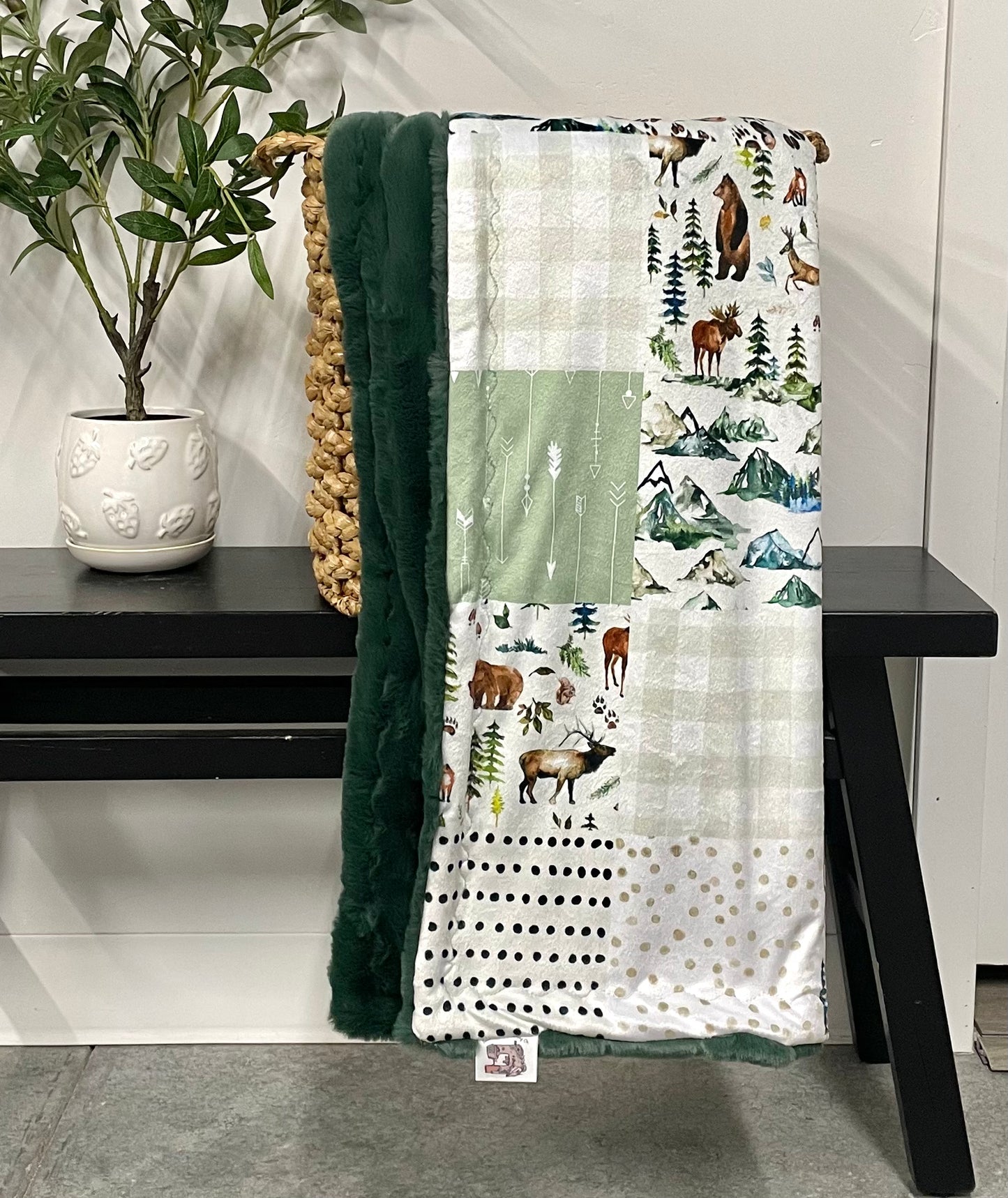 Woodland Patchwork Snuggler *RTS*