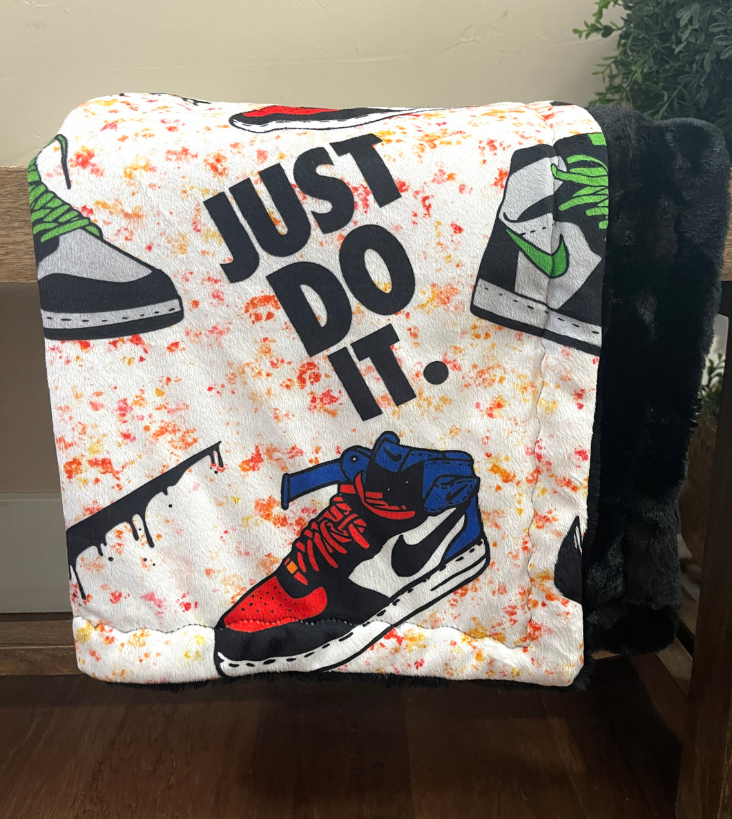 Just Do It Snuggler Blanket *READY TO SHIP*