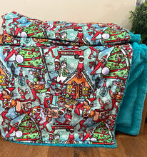 Load image into Gallery viewer, Christmas Elf Throw Blanket *READY TO SHIP*
