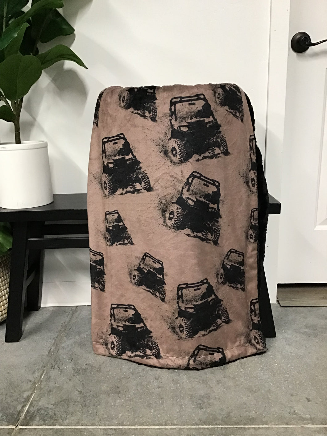 Side by side ride Throw Blanket *READY TO SHIP*