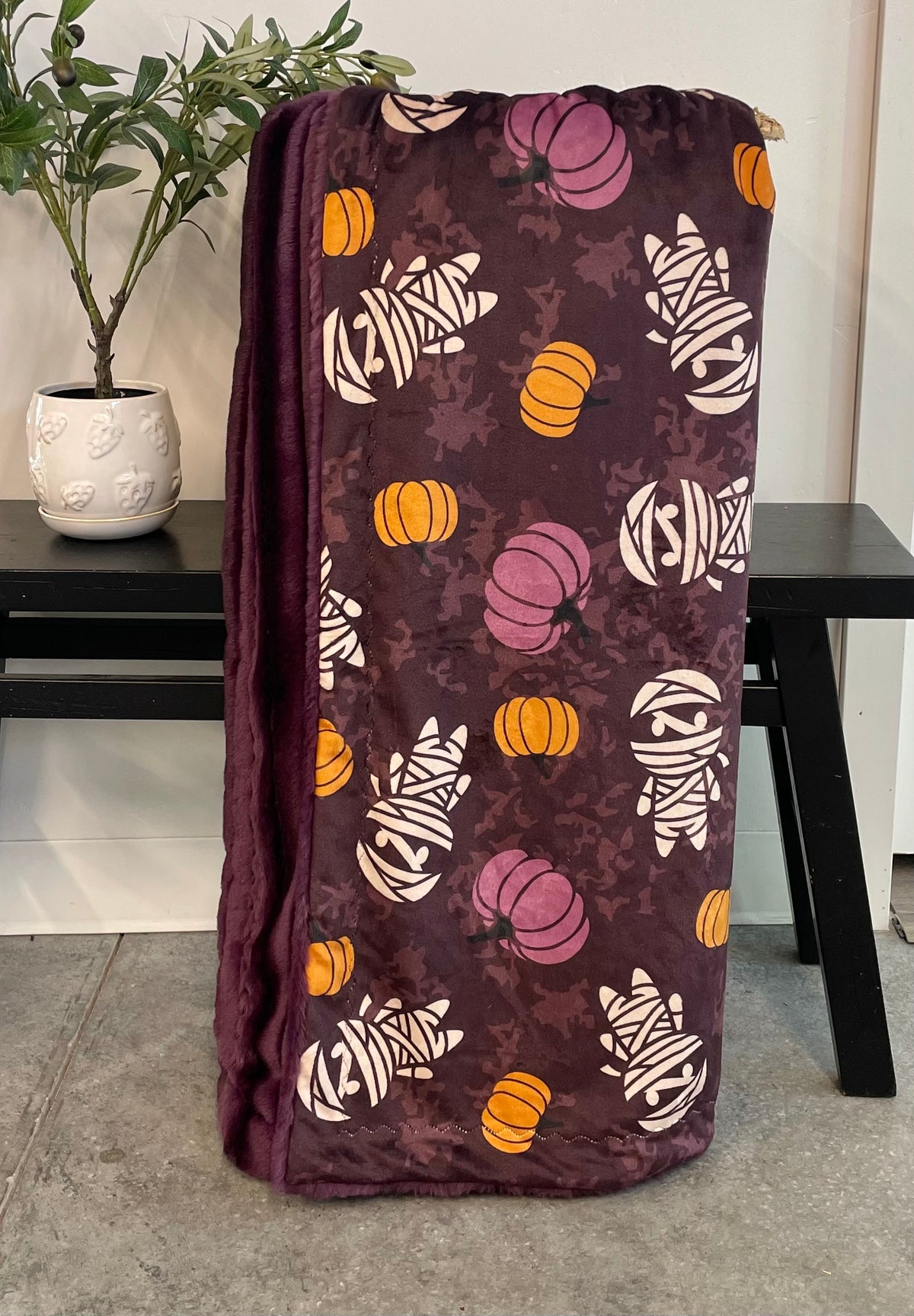 GRACE POINTS This or That HALLOWEEN Throw Blanket