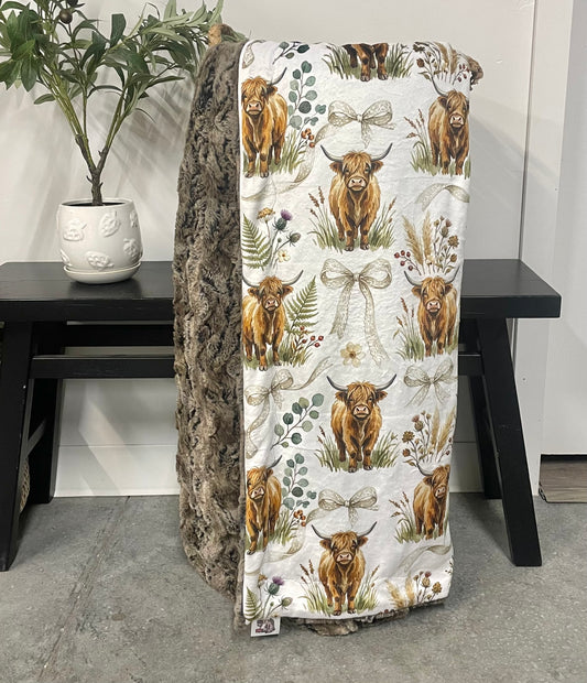 Highland Cow Throw *RTS*