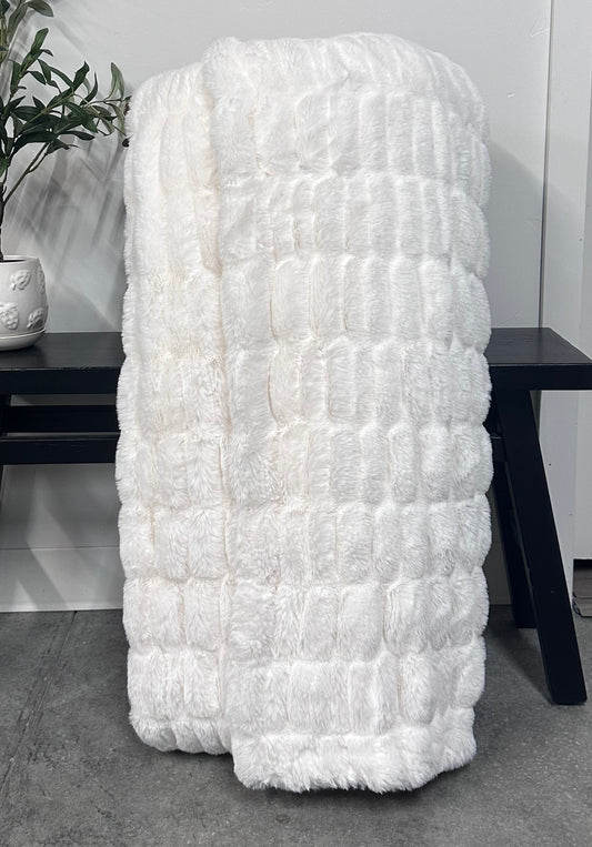 Natural Milan Throw Blanket *READY TO SHIP*
