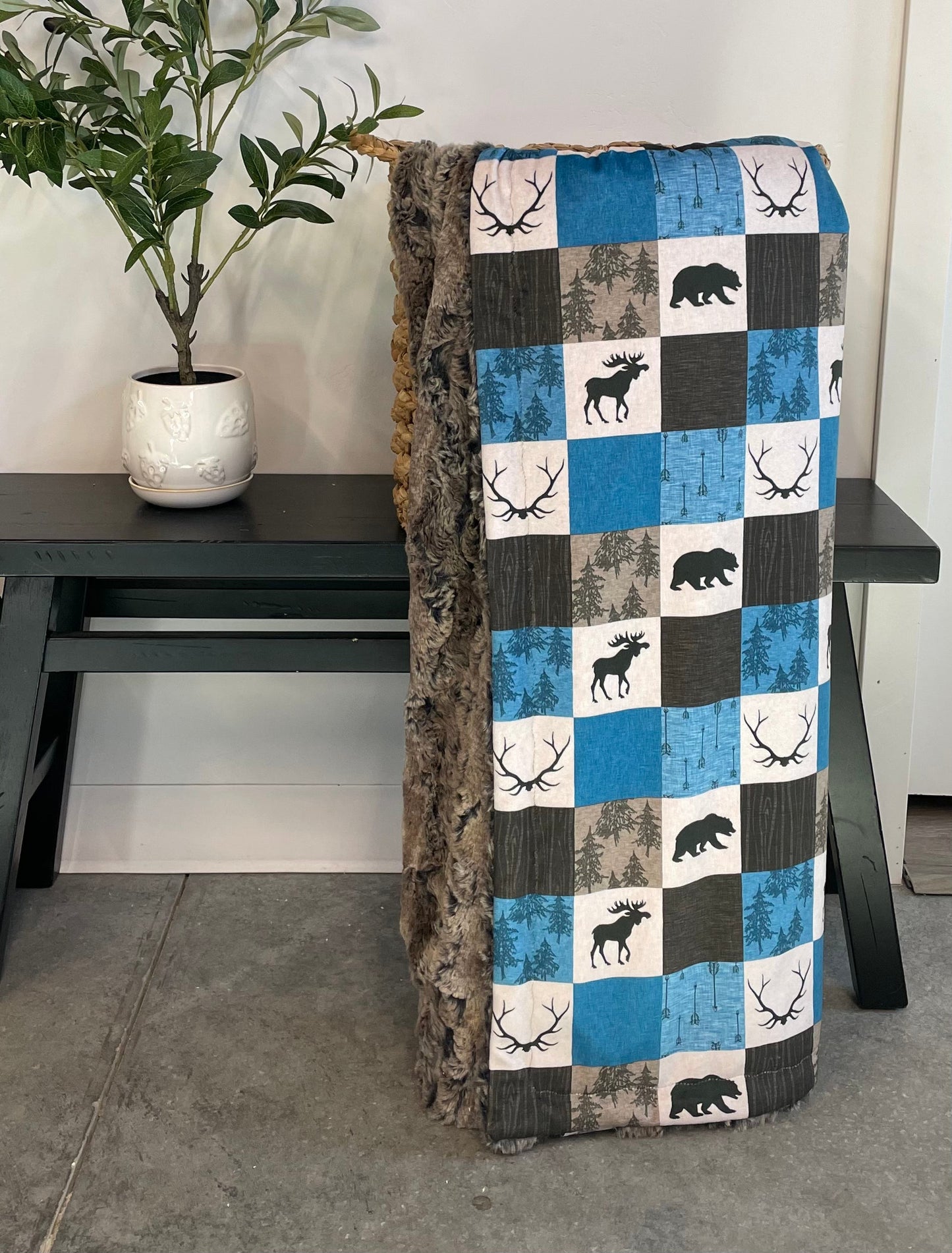 Patchwork Moose Snuggler *RTS*