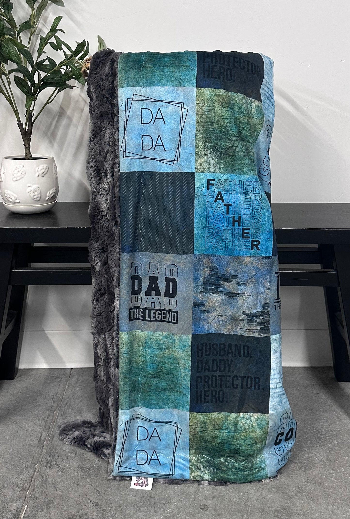 Patchwork Dad Throw *RTS*