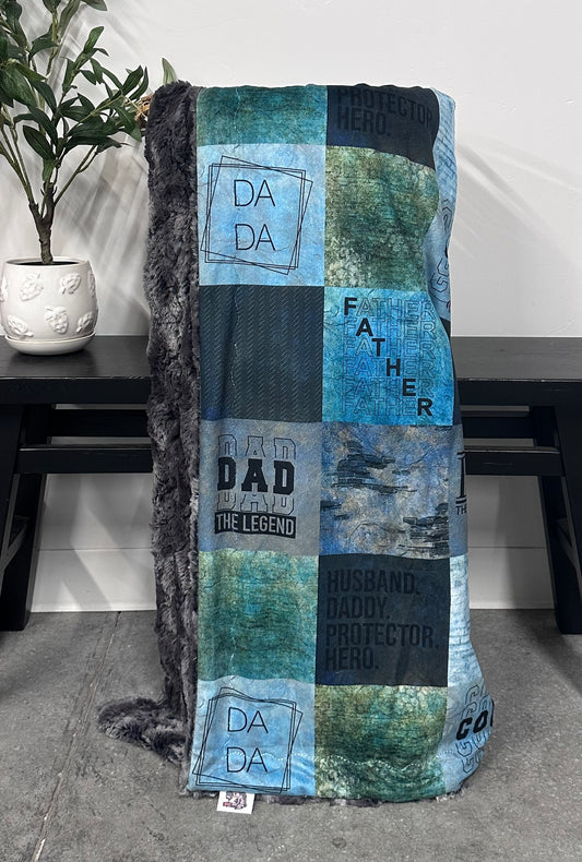 Patchwork Dad Throw *RTS*