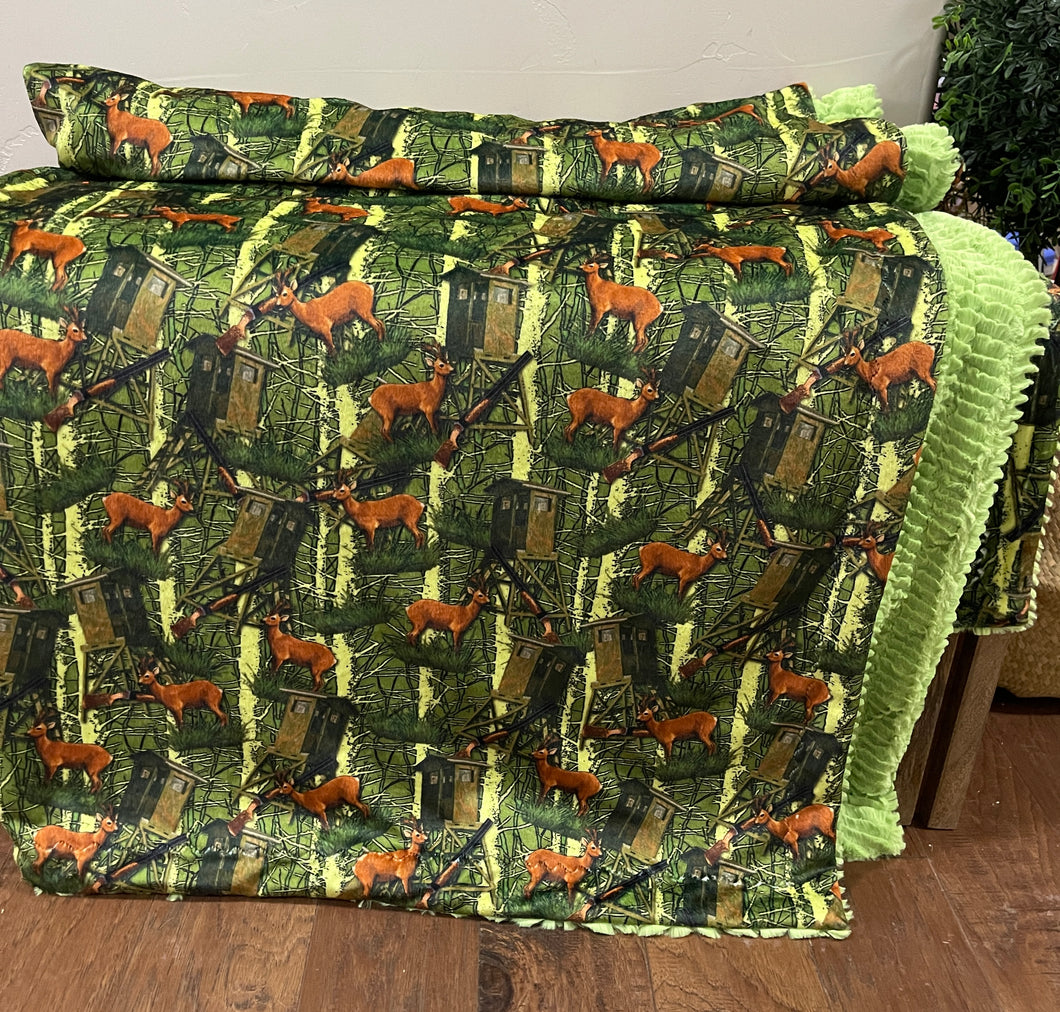 Tree Blind Throw Blanket *READY TO SHIP*