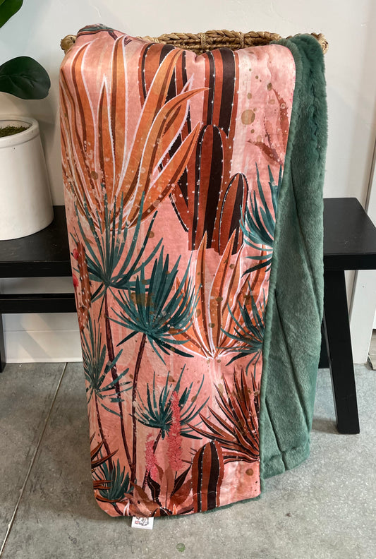 **PREORDER**  Mauve Cactus Blanket