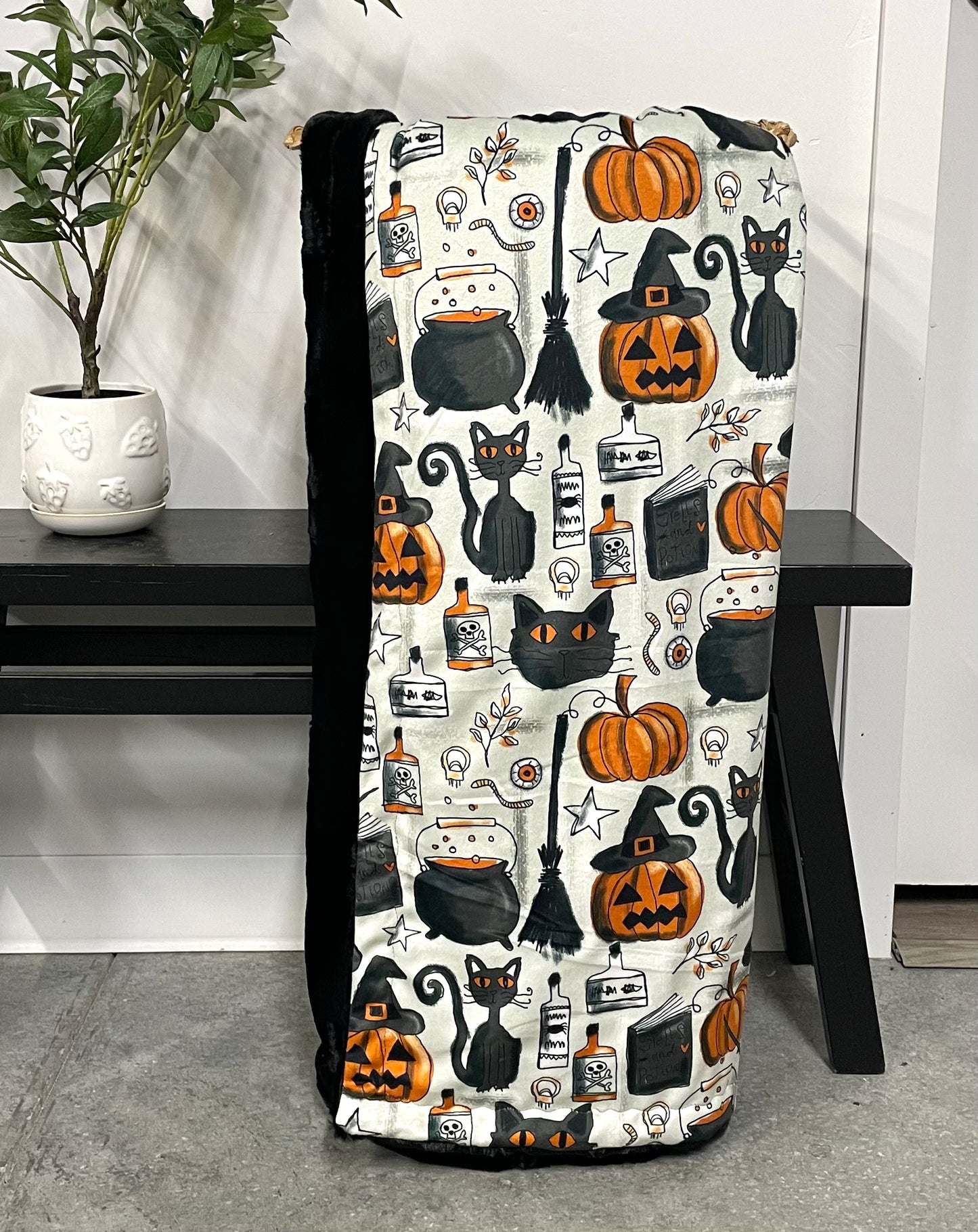 Black Cats & Potions Throw *RTS*