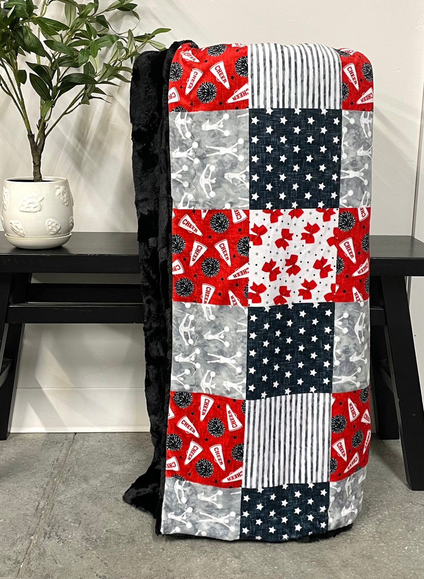 Cheer Patchwork Throw *RTS*