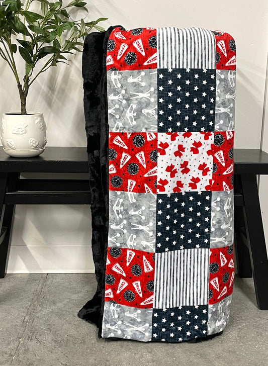 Cheer Patchwork Throw *RTS*