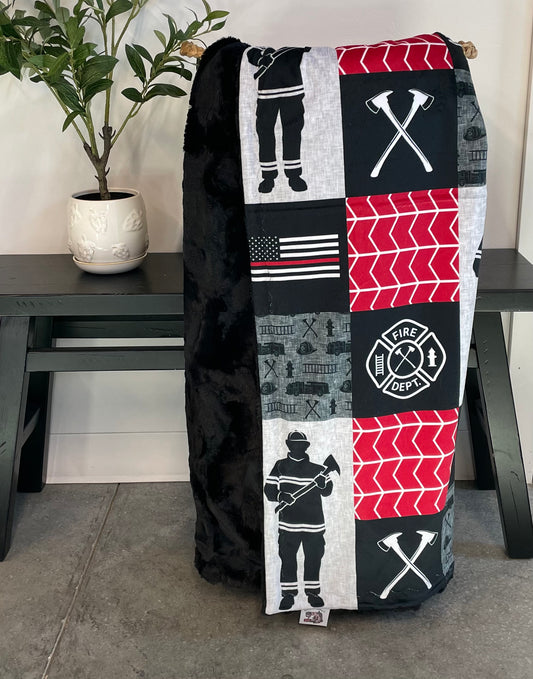 Red Firefighter Throw *RTS*