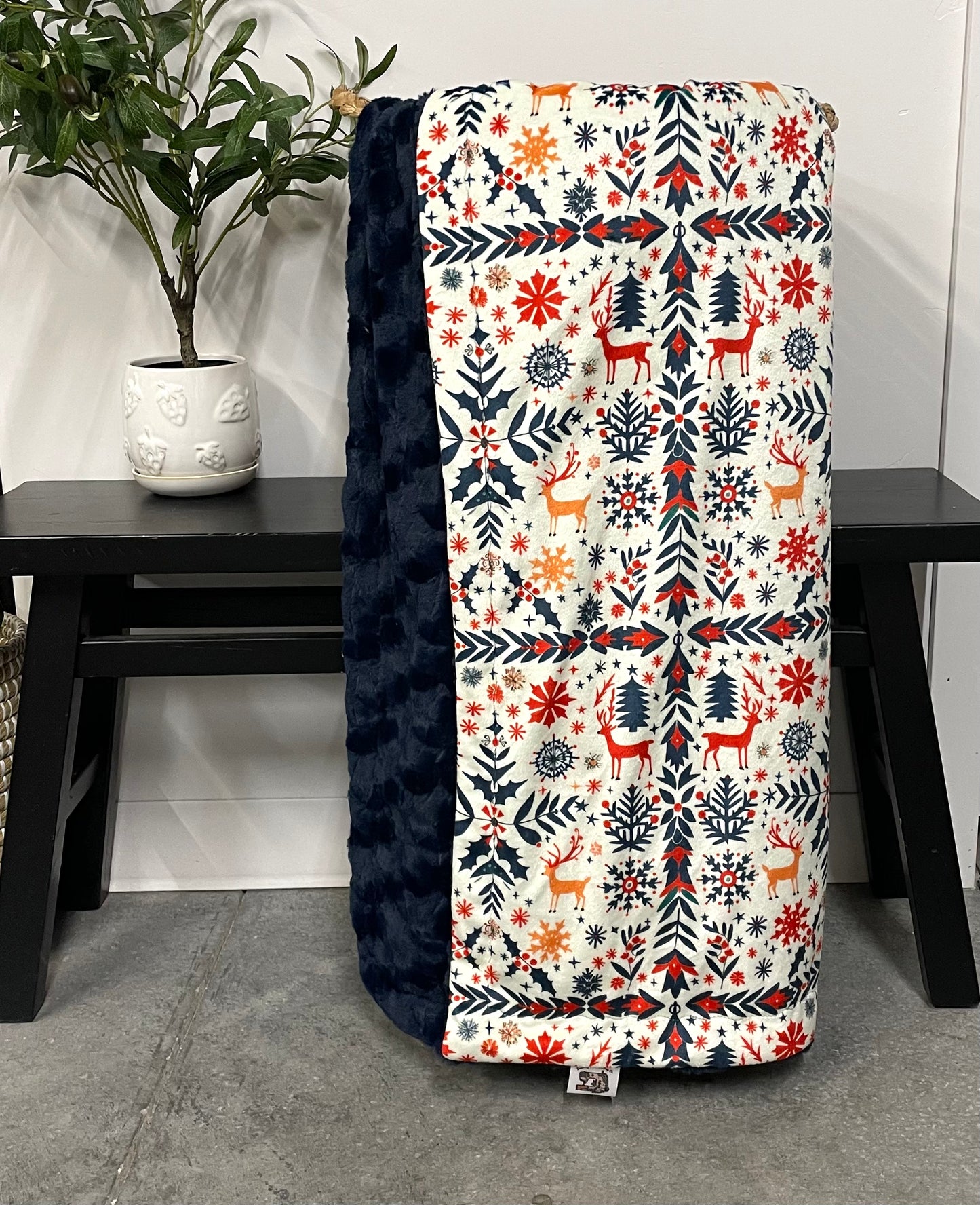 Winter Deer Throw *RTS*