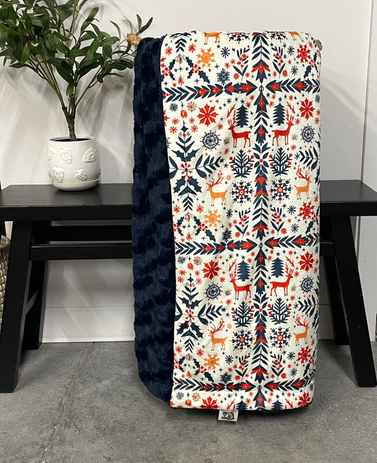 Winter Deer Throw *RTS*