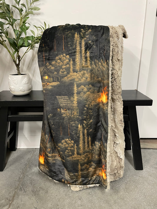 Black Cabin Throw *RTS* (Copy)