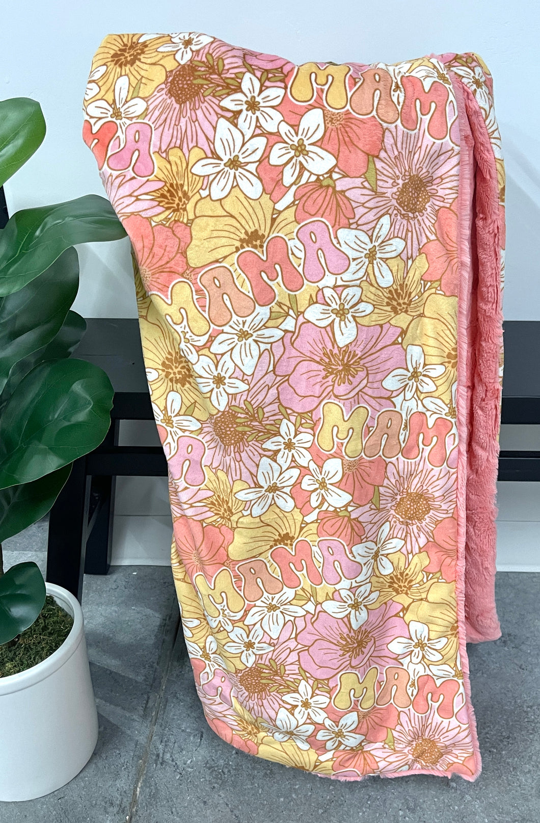 Mama Floral Blanket *PREORDER*