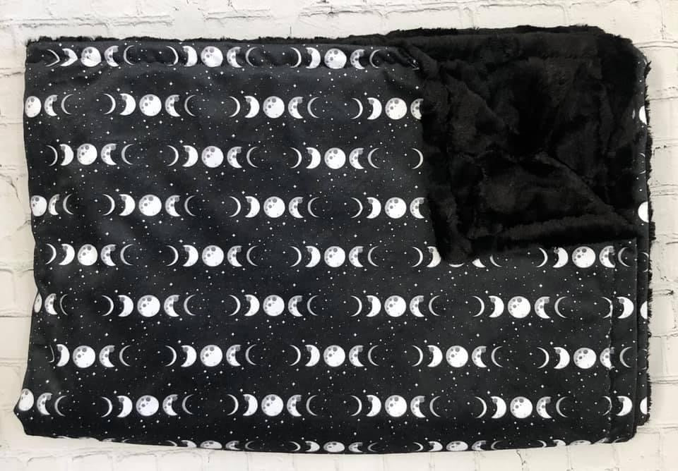 Moon Phases Minky Blanket *PREORDER*