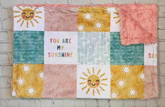 You Are My Sunshine Minky Blanket *PREORDER*