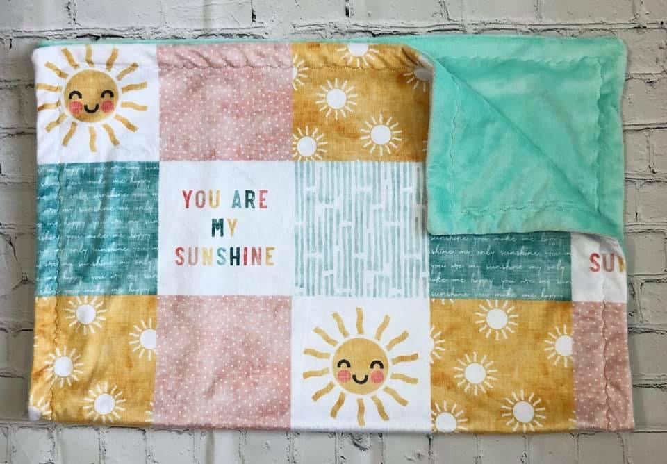 You Are My Sunshine Minky Blanket *PREORDER*