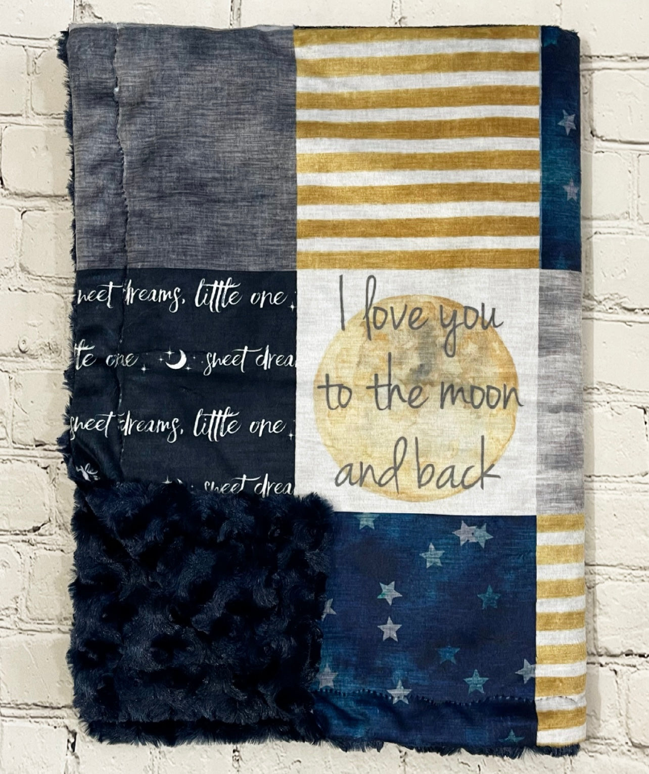 I Love You to the Moon and Back Minky Blanket *PREORDER*