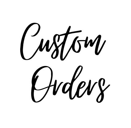 Custom Order Request Form